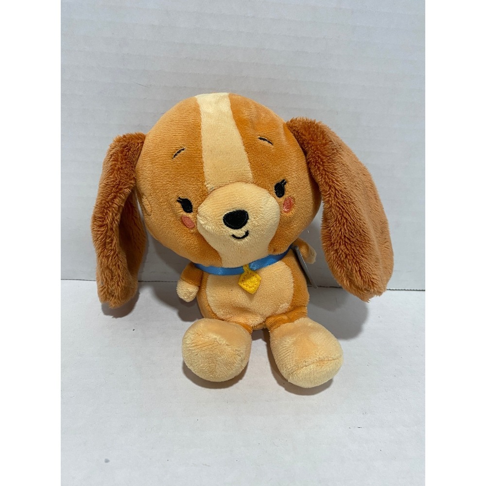 Hallmark Puppy Dog Plush Small Floppy Ears Brown Tan 6" Excellent